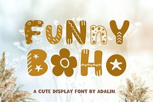 Funny Boho - Display Font