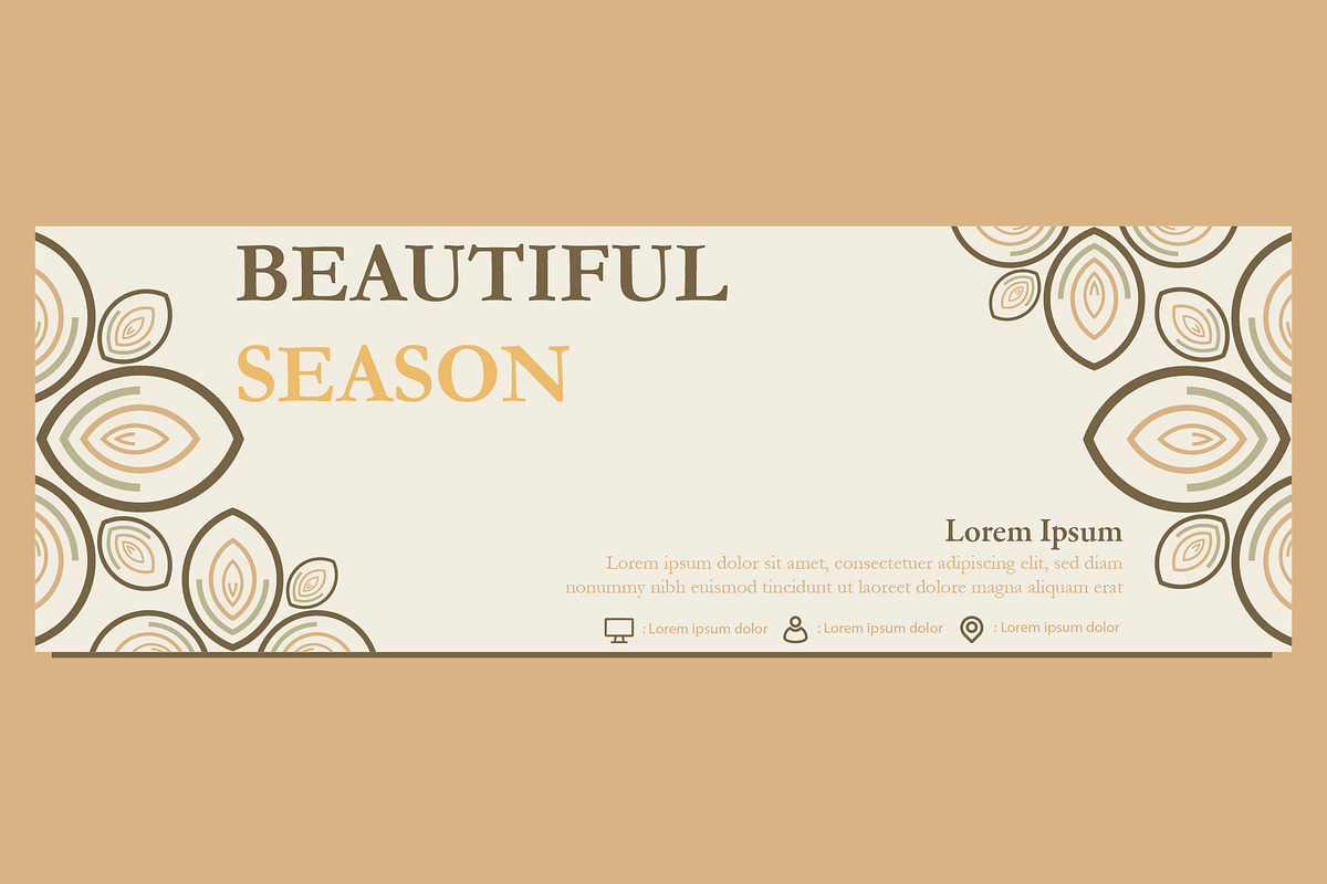 Abstract Floral Banner Template, a Marketing Template by sekitarief (Photo 1 of 3)