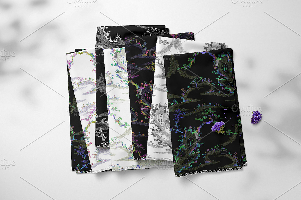 Abalone Garden | 6 Seamless Patterns, a Pattern Graphic by PATTERNBASE (Photo 4 of 8)
