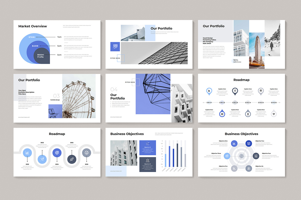 Pitch-Deck Presentation Template, a Presentation Template by GenerousArt (Photo 8 of 38)