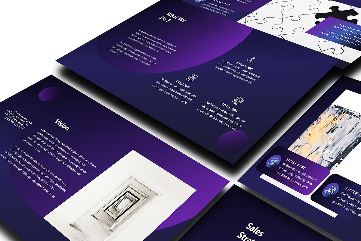 Corporate Pitch Deck Powerpoint, a Presentation Template by temphall (Photo 7 of 8)