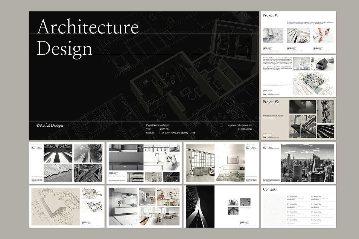Architecture Presentation Template, a Presentation Template by E-Type