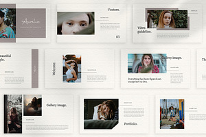 AURELIA - Google Slide Template