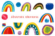 Papercut collages - Watercolor Set, a Texture Illustration by Mashamashastu (Thumbnail 6 of 17)