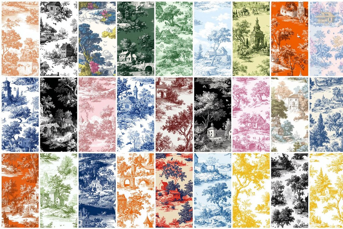 180 Chinoiserie Toile Seamless, a Pattern Graphic by mkStudioLab (Photo 4 of 7)