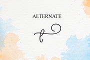 Watercolour | Script Font, a Handwritten Font by Scratchones (Thumbnail 8 of 9)