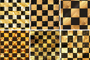Gold Checkerboard Seamless Patterns, a Pattern Graphic by PrintablesByFranklyn (Thumbnail 4 of 4)