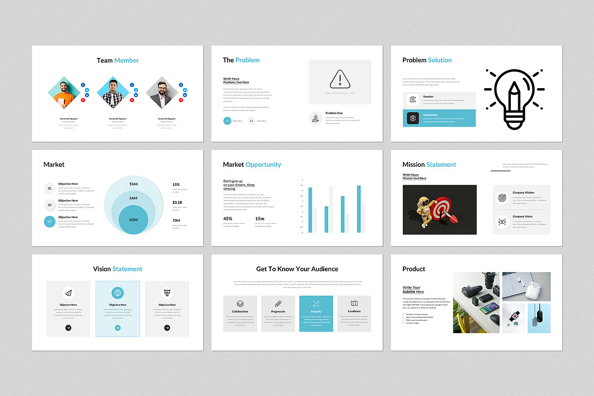 Non Profit Presentation Template, a Presentation Template by GenerousArt (Photo 3 of 8)