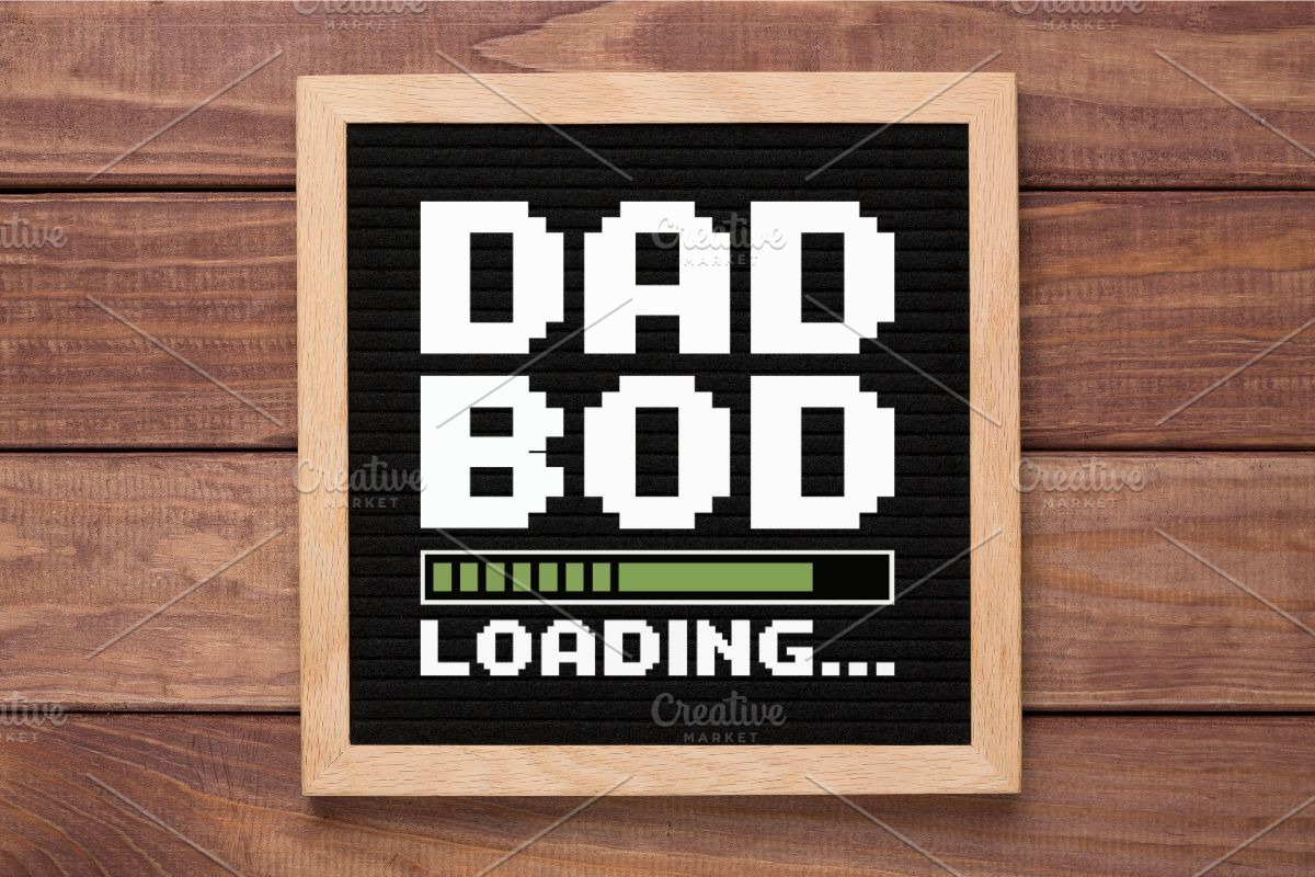 Dad Bod Loading – Funny Father's Day, an Illustration by Awieee1 (Photo 4 of 4)