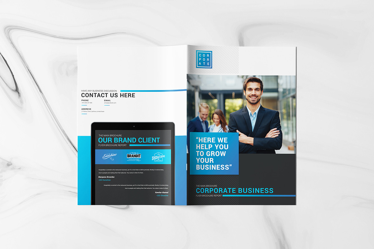 Extended Brochure, a Brochure Template by TheFeture (Photo 7 of 9)