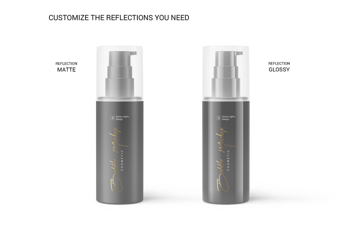 Cosmetic Bottle Mockup #2, a Cups & Container Mockup by Seven Lights (Photo 7 of 9)