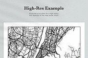 Map Poster Creator for Photoshop, a Plug-in Add-On by Drifter Studio (Thumbnail 5 of 8)