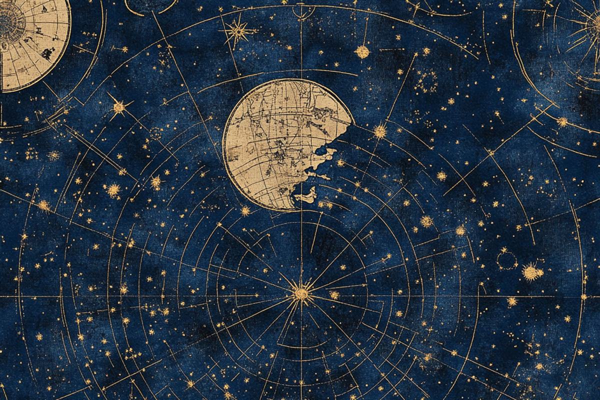 Celestial Astrology Chart, a Background Graphic by Printable Treasure (Photo 5 of 8)