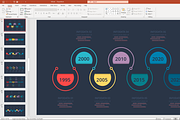Business Timeline Template, a Presentation Template by Infographics project (Thumbnail 10 of 13)