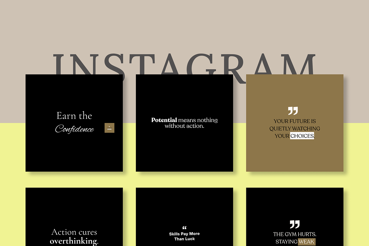 50 inspiring instagram template, a Social Media Template by RB Boutique (Photo 8 of 9)