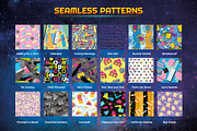 The Complete 1980s Graphics Bundle!, a Texture Illustration by Wingsart Studio (Thumbnail 4 of 9)