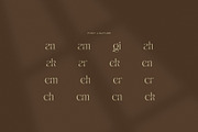 Making Modern Elegant Serif Font, a Serif Font by Graphicxell (Thumbnail 8 of 8)