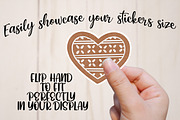Sticker mock up | Hand mock up, a Product Mockup by Brushed Rose (Thumbnail 2 of 3)