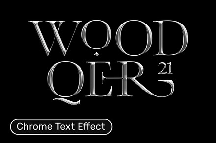 Chrome Text Effect - Chrome Effect, a Graphic by MockupForest