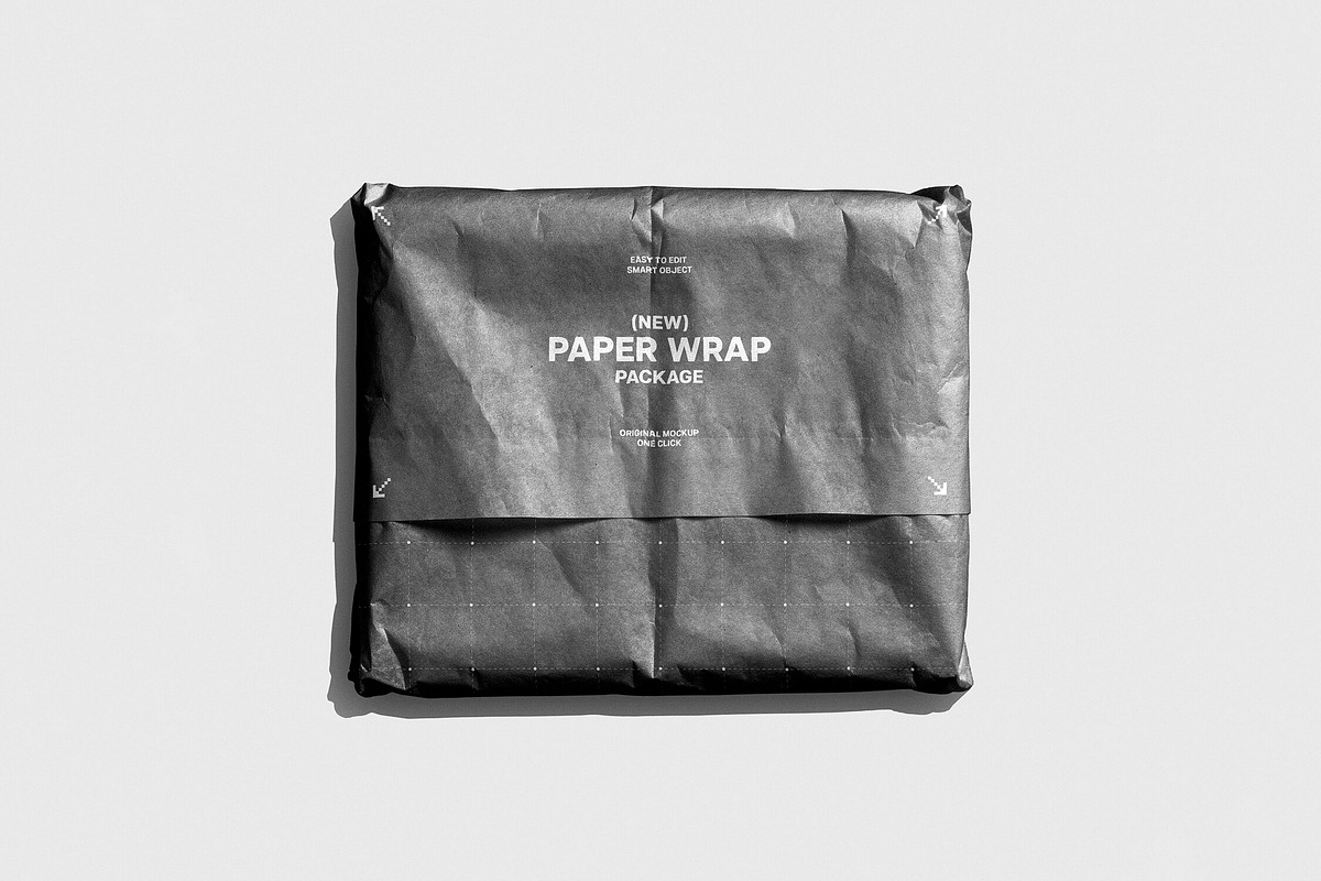 Paper Wrap Mailer Mockup, a Packaging Mockup by Design Squad