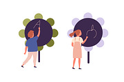Outdoor lesson in kindergarten, an Education Illustration by Good Studio (Thumbnail 4 of 4)