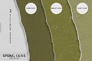 Spring Olive Handmade Paper Set, a Background Graphic by Liquid Amethyst Art (Thumbnail 2 of 6)