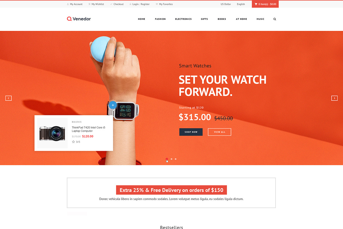 Venedor - eCommerce PSD Template, a Websites & App Template by Promokit (Photo 5 of 10)