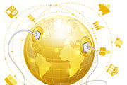 Internet Technologies Concepts, a Finance Illustration by TAlex (Thumbnail 5 of 6)
