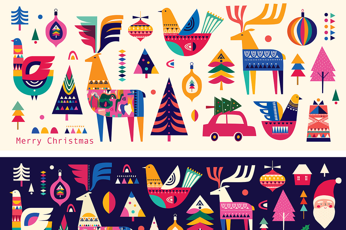 CHRISTMAS Collection, an Animal Illustration by MoleskoStudio (Photo 9 of 10)