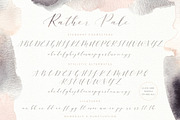 Rather Pale Script, Logos & Clipart, a Script Font by eclosque (Thumbnail 2 of 14)