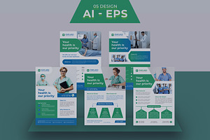 05 Medical Flyer, a Flyer Template by Lakhan1998