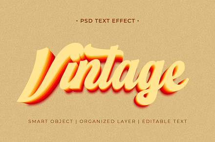 Vintage Text Effect