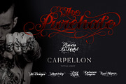 Carpellon - Tattoo Script + Ornament, a Blackletter Font by creativemedialab (Thumbnail 3 of 9)
