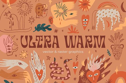 Ultra Warm Bundle, an Animal Illustration by Annie Konst