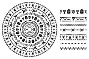 African Tribal Ornaments & Brushes, a Pattern Graphic by Lianella's Shop (Thumbnail 5 of 5)