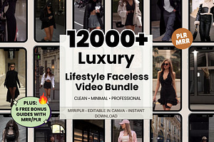 12000+ Faceless Reels Video Bundle, a Social Media Template by Design By Hira