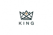 Minimalist Geometric Crown, a Branding & Logo Template by Logocreative (Thumbnail 1 of 2)