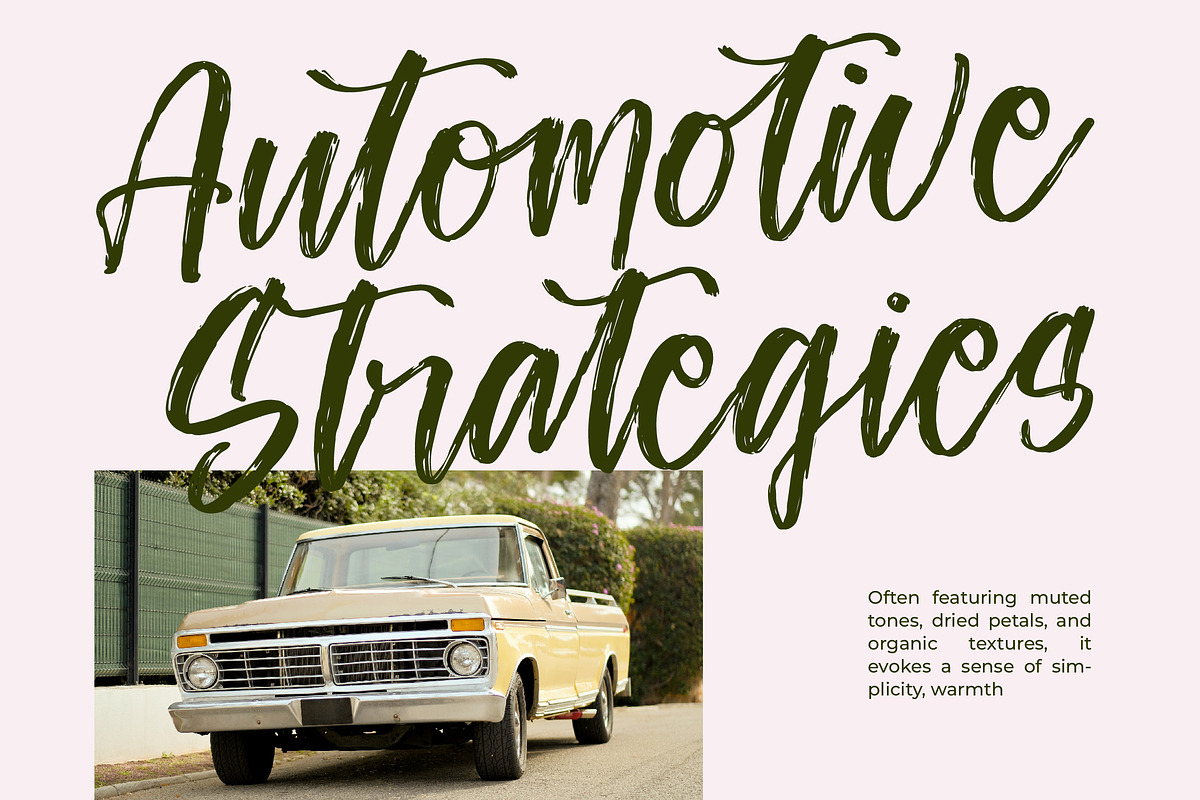 Ungkar Scripta Modern Brush Font, a Script Font by stylishtype.co (Photo 2 of 20)