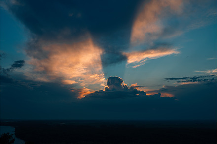 Real amazing sunset, a Nature Photo by Jan Jack Russo Media