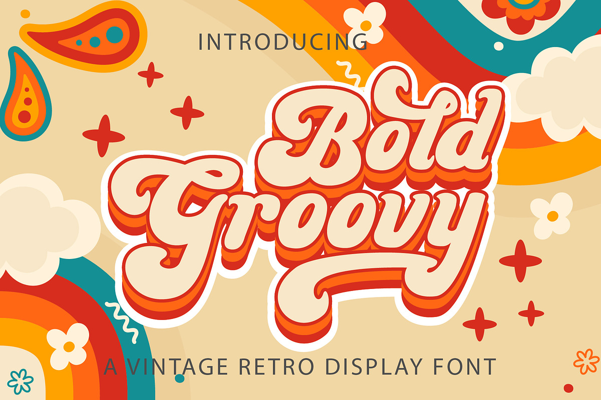 Bold Groovy - Groovy Font, a Slab Serif Font by Densu Creative (Photo 1 of 9)