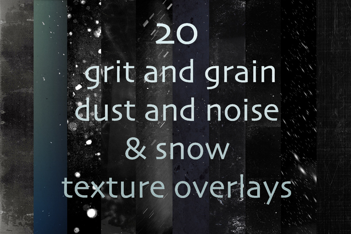 20 Dust and Noise Overlays, a Texture Graphic by dyrkwyst textures