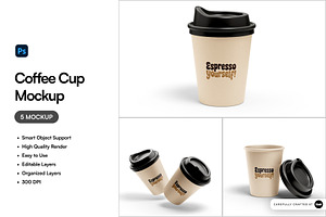 Coffee Cup Mockup, a Packaging Mockup by SLAB! Design
