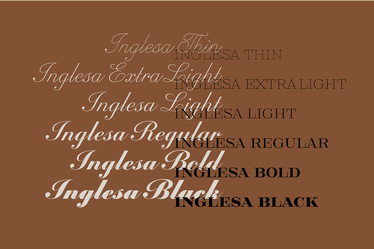 Inglesa, a Font by Sudtipos (Photo 5 of 6)