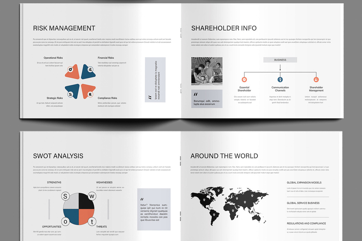 Business Annual Report, a Brochure Template by MightyDesign (Photo 5 of 9)