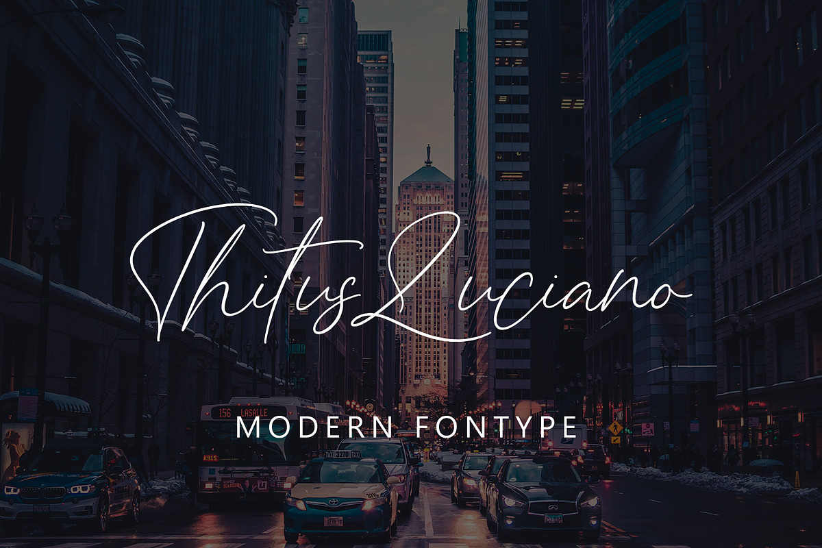 Titus Luciano, a Font by HaKi Studio (Photo 1 of 5)