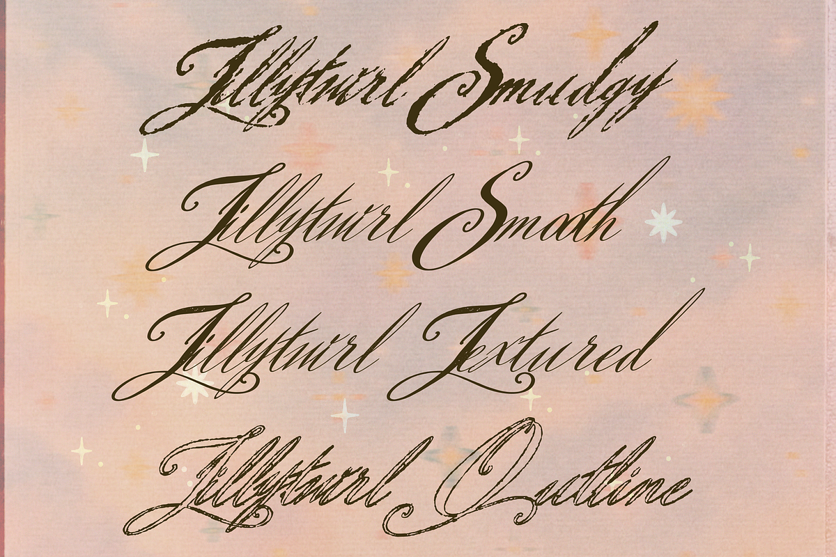 Tillytwirl - Whimsy Hand drawn Font, a Script Font by Lilithcollageart (Photo 4 of 20)