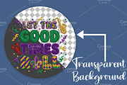 Preppy Mardi Gras PNG, an Illustration by Canvas Craft (Thumbnail 2 of 6)