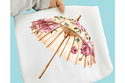 Watercolor Chinoiserie Tea Time Clip, an Illustration by designcity5 (Thumbnail 4 of 5)
