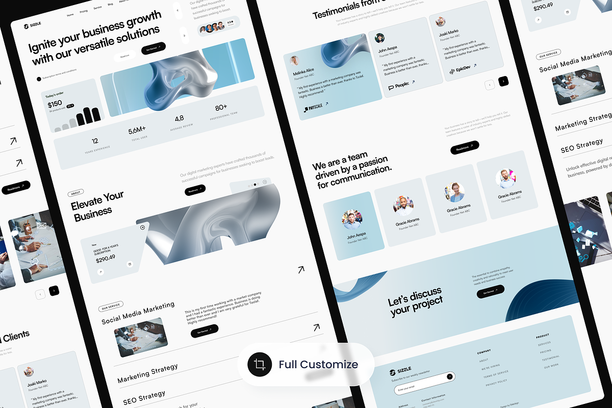 Digital Marketing Landing Page, a Landing Page Template by SLAB! Design (Photo 3 of 4)