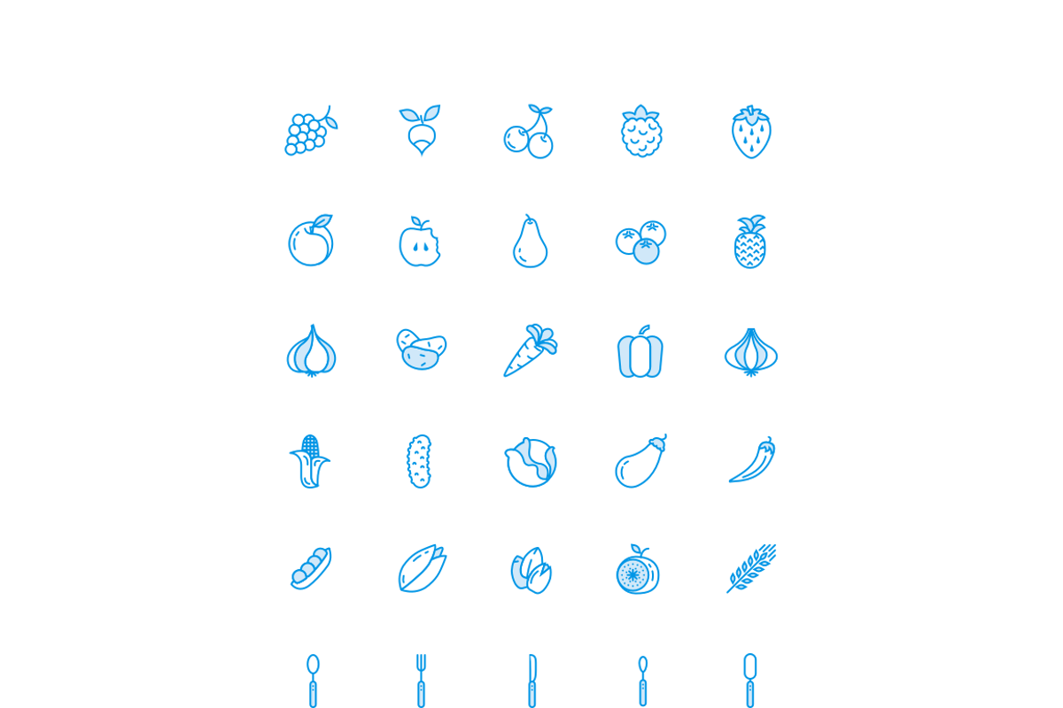 SMASHICONS - 920+ Gastronomy Icons - preview 4